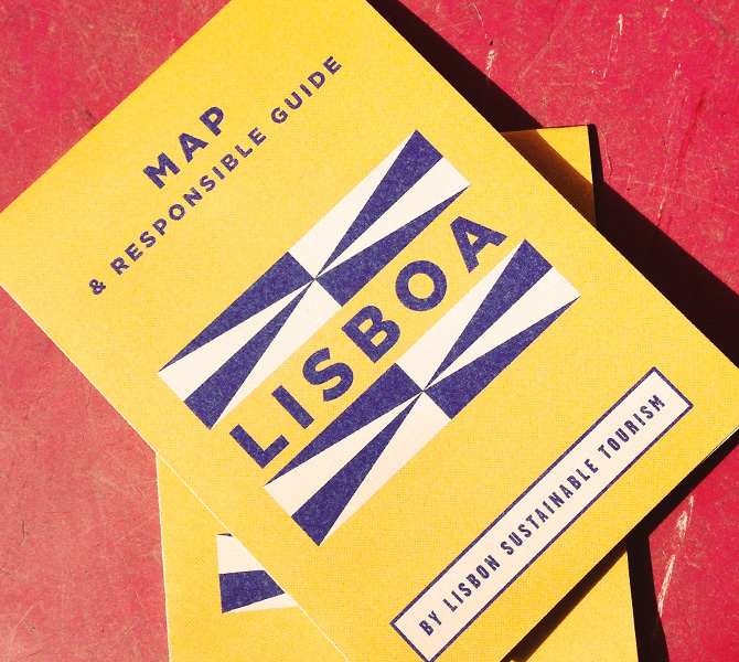 cover of lisbon sustainable map and guide