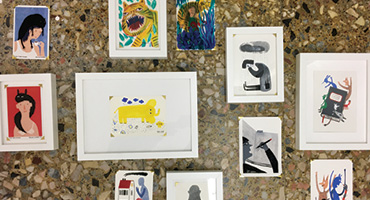 Ó! GALERIA - illustrations on the floor